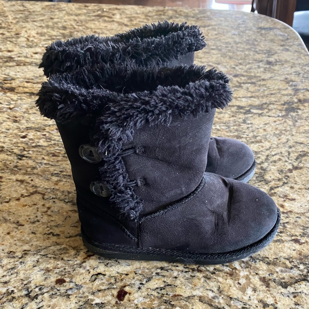 Girls Black Boots